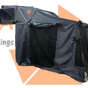 Side Entry Roof Top Tent - Added Room